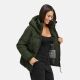 Navahoo Flüsterfee Damen Winter Jacke  Dark Olive-Größe S - Gr. 36