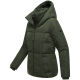 Navahoo Flüsterfee Damen Winter Jacke  Dark Olive-Größe S - Gr. 36