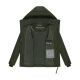 Navahoo Flüsterfee Damen Winter Jacke  Dark Olive-Größe S - Gr. 36