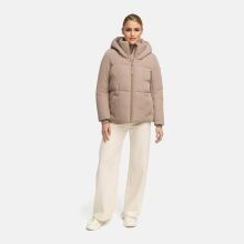 Navahoo Flüsterfee Damen Winter Jacke  Taupe Grey-Größe S - Gr. 36