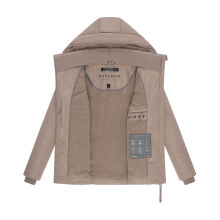 Navahoo Flüsterfee Damen Winter Jacke  Taupe Grey-Größe S - Gr. 36
