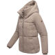 Navahoo Flüsterfee Damen Winter Jacke  Taupe Grey-Größe S - Gr. 36