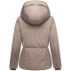 Navahoo Flüsterfee Damen Winter Jacke  Taupe Grey-Größe S - Gr. 36