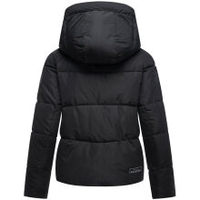 Navahoo Frostherz Damen Winter Steppjacke  Schwarz Größe XS - Gr. 34