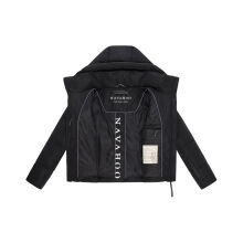 Navahoo Frostherz Damen Winter Steppjacke  Schwarz Größe XS - Gr. 34