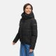 Navahoo Frostherz Damen Winter Steppjacke  Schwarz Größe XS - Gr. 34