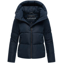 Navahoo Frostherz Damen Winter Steppjacke  Navy Größe XS - Gr. 34