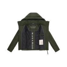Navahoo Frostherz Damen Winter Steppjacke  Dark Olive Größe XS - Gr. 34