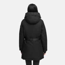 Navahoo Frostkuss Damen Winter Parka Jacke  Schwarz-Größe S - Gr. 36