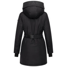 Navahoo Frostkuss Damen Winter Parka Jacke  Schwarz-Größe S - Gr. 36