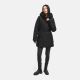 Navahoo Frostkuss Damen Winter Parka Jacke  Schwarz-Größe S - Gr. 36