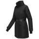 Navahoo Frostkuss Damen Winter Parka Jacke  Schwarz-Größe S - Gr. 36