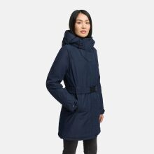 Navahoo Frostkuss Damen Winter Parka Jacke  Navy-Größe S - Gr. 36
