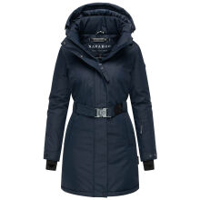 Navahoo Frostkuss Damen Winter Parka Jacke  Navy-Größe S - Gr. 36