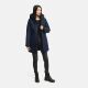 Navahoo Frostkuss Damen Winter Parka Jacke  Navy-Größe S - Gr. 36