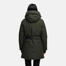 Navahoo Frostkuss Damen Winter Parka Jacke  Dark Olive-Größe S - Gr. 36