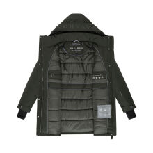 Navahoo Frostkuss Damen Winter Parka Jacke  Dark Olive-Größe S - Gr. 36