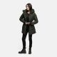 Navahoo Frostkuss Damen Winter Parka Jacke  Dark Olive-Größe S - Gr. 36