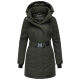 Navahoo Frostkuss Damen Winter Parka Jacke  Dark Olive-Größe S - Gr. 36