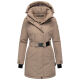 Navahoo Frostkuss Damen Winter Parka Jacke  Taupe Grey-Größe S - Gr. 36