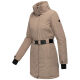 Navahoo Frostkuss Damen Winter Parka Jacke  Taupe Grey-Größe S - Gr. 36
