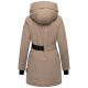 Navahoo Frostkuss Damen Winter Parka Jacke  Taupe Grey-Größe S - Gr. 36