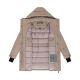 Navahoo Frostkuss Damen Winter Parka Jacke  Taupe Grey-Größe S - Gr. 36