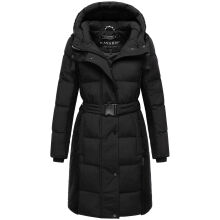 Navahoo Funkelteddy Damen Winter Steppmantel Parka  Schwarz-Größe XS - Gr. 34