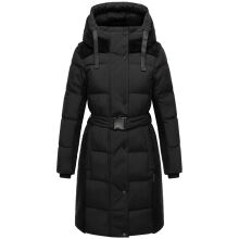 Navahoo Funkelteddy Damen Winter Steppmantel Parka  Schwarz-Größe XS - Gr. 34