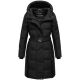 Navahoo Funkelteddy Damen Winter Steppmantel Parka  Schwarz-Größe XS - Gr. 34