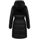 Navahoo Funkelteddy Damen Winter Steppmantel Parka  Schwarz-Größe XS - Gr. 34