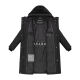 Navahoo Funkelteddy Damen Winter Steppmantel Parka  Schwarz-Größe XS - Gr. 34