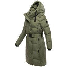 Navahoo Funkelteddy Damen Winter Steppmantel Parka  Olive Leaf-Größe XS - Gr. 34