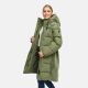 Navahoo Funkelteddy Damen Winter Steppmantel Parka  Olive Leaf-Größe XS - Gr. 34