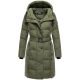 Navahoo Funkelteddy Damen Winter Steppmantel Parka  Olive Leaf-Größe XS - Gr. 34