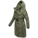 Navahoo Funkelteddy Damen Winter Steppmantel Parka  Olive Leaf-Größe XS - Gr. 34