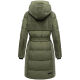 Navahoo Funkelteddy Damen Winter Steppmantel Parka  Olive Leaf-Größe XS - Gr. 34