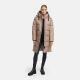 Navahoo Funkelteddy Damen Winter Steppmantel Parka  Taupe Grey-Größe XS - Gr. 34
