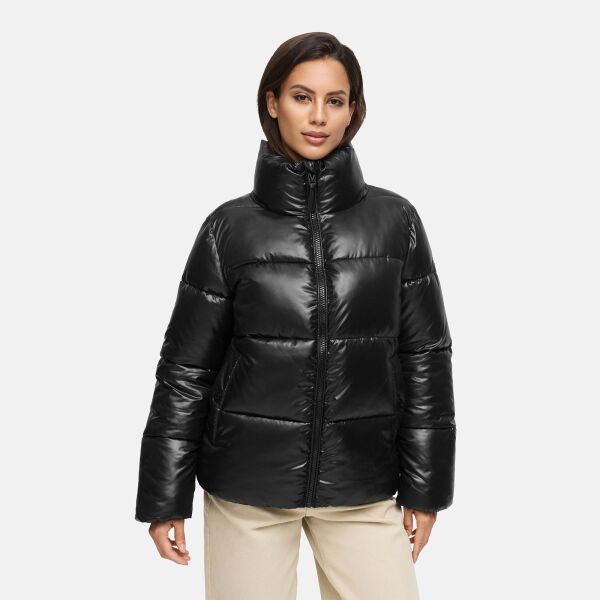 Marikoo Hazalee Damen Winter Herbst Stepp Jacke  Schwarz Größe XL - Gr. 42