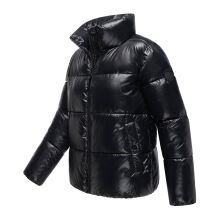 Marikoo Hazalee Damen Winter Herbst Stepp Jacke  Schwarz Größe XXL - Gr. 44