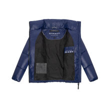 Marikoo Hazalee Damen Winter Herbst Stepp Jacke  Navy Größe XXXL - Gr. 46