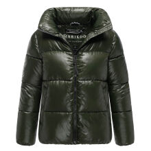 Marikoo Hazalee Damen Winter Herbst Stepp Jacke  Dark Olive Größe L - Gr. 40