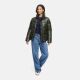Marikoo Hazalee Damen Winter Herbst Stepp Jacke  Dark Olive Größe L - Gr. 40