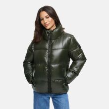 Marikoo Hazalee Damen Winter Herbst Stepp Jacke  Dark Olive Größe XL - Gr. 42