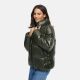 Marikoo Hazalee Damen Winter Herbst Stepp Jacke  Dark Olive Größe XXXL - Gr. 46
