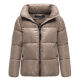 Marikoo Hazalee Damen Winter Herbst Stepp Jacke  Taupe Grey Größe M - Gr. 38