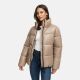 Marikoo Hazalee Damen Winter Herbst Stepp Jacke  Taupe Grey Größe XL - Gr. 42