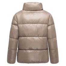 Marikoo Hazalee Damen Winter Herbst Stepp Jacke  Taupe Grey Größe XXL - Gr. 44