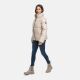Marikoo Hazalee Damen Winter Herbst Stepp Jacke  Light Taupe Größe M - Gr. 38