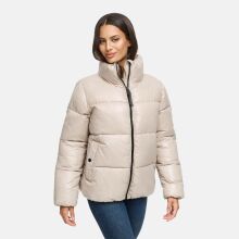 Marikoo Hazalee Damen Winter Herbst Stepp Jacke  Light Taupe Größe XXXL - Gr. 46